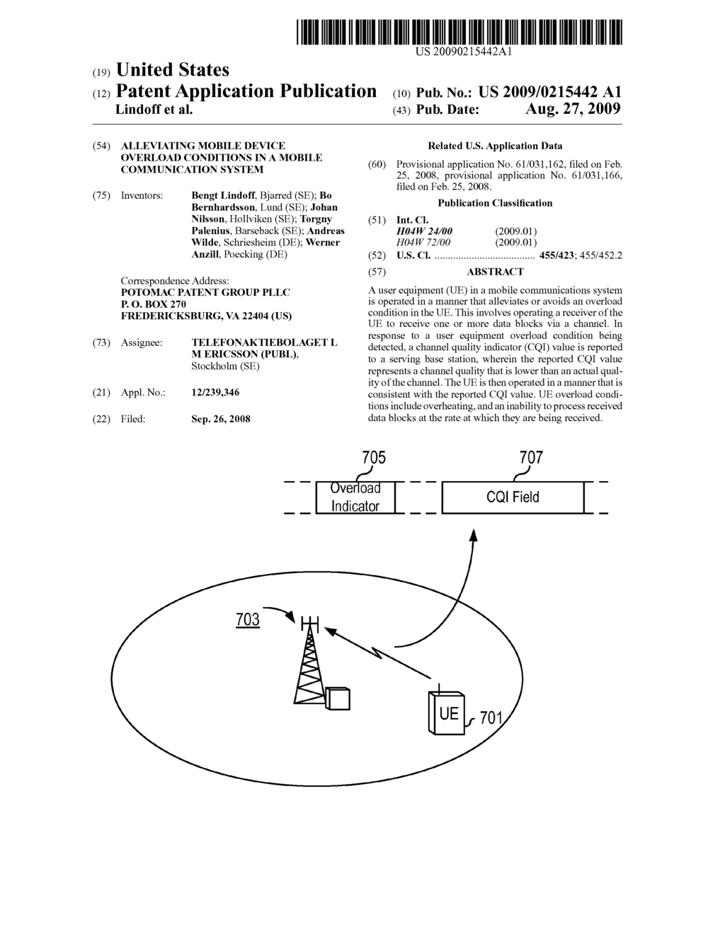 Alleviating Mobile Device Overload Conditions in a Mobile Communication System - diagram, schematic, and image 01