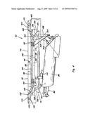 AUTOMATEDLY FOLDABLE AND UNFOLDABLE GRAIN TANK EXTENSION AND COVER FOR AN AGRICULTURAL HARVESTING MACHINE diagram and image