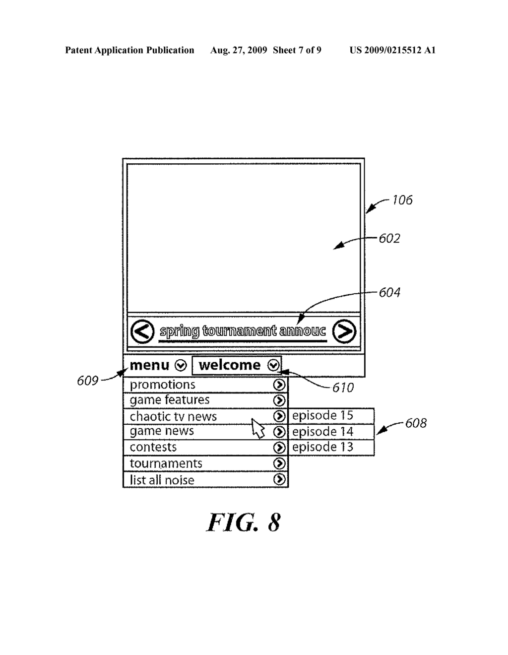 SYSTEMS AND METHODS FOR A GAMING PLATFORM - diagram, schematic, and image 08