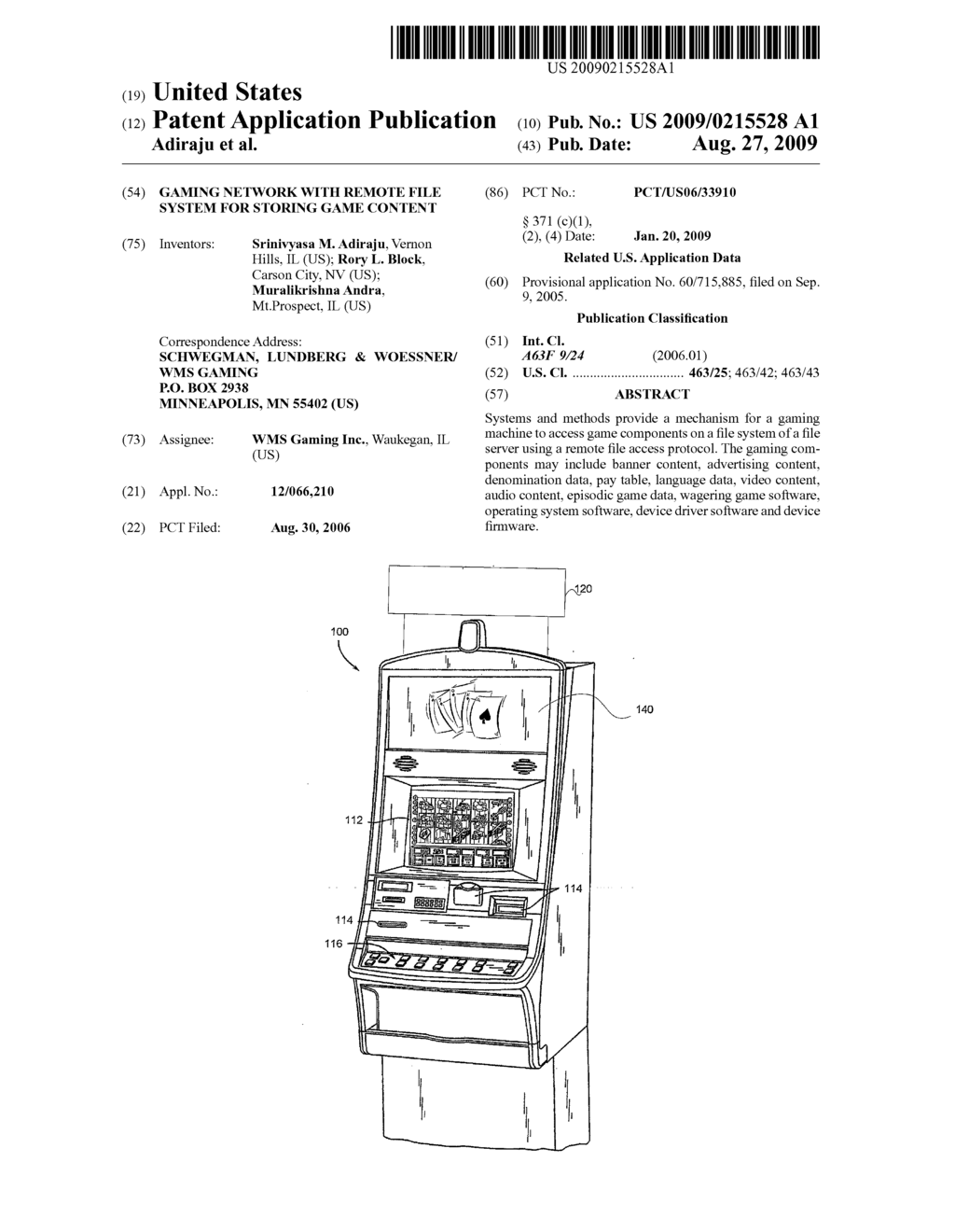 GAMING NETWORK WITH REMOTE FILE SYSTEM FOR STORING GAME CONTENT - diagram, schematic, and image 01