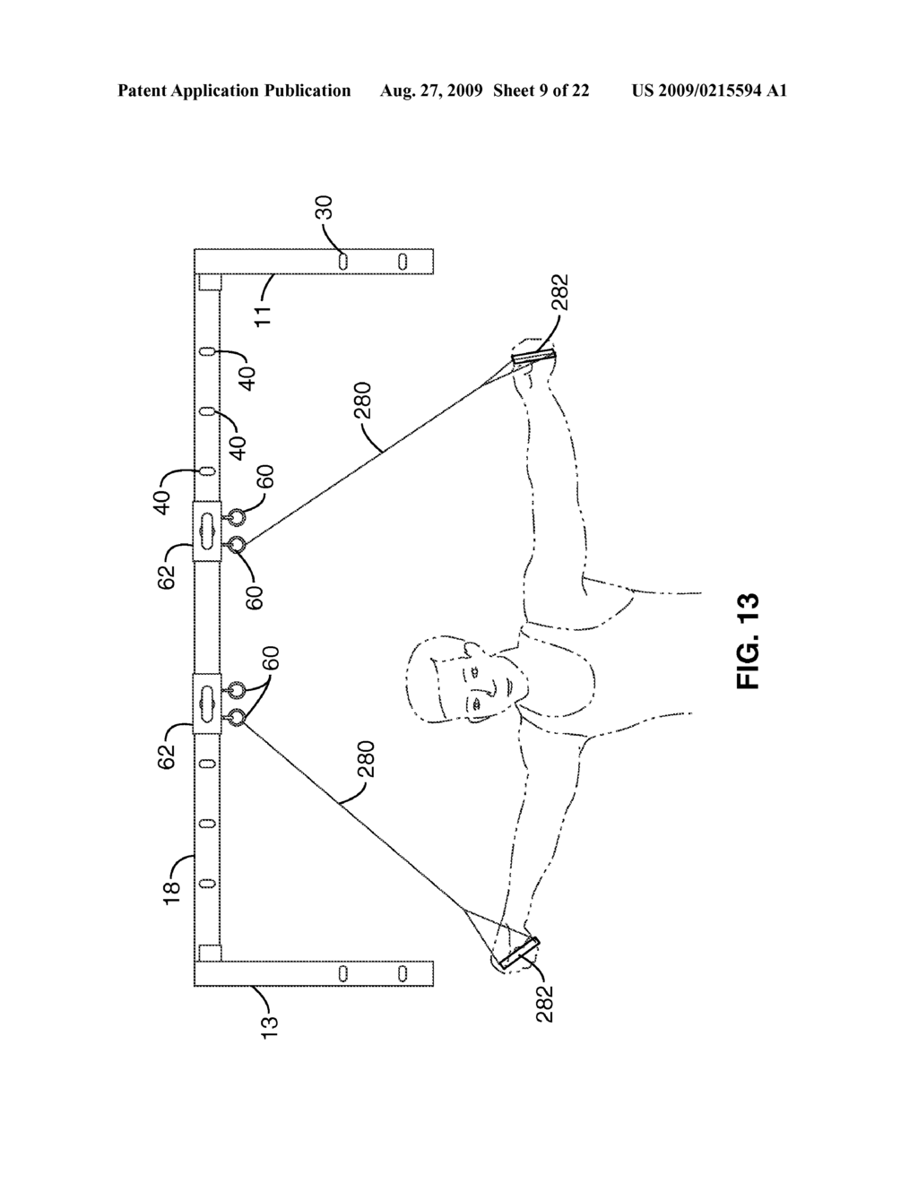 EXERCISE SYSTEM UTILIZING ELASTIC BANDS - diagram, schematic, and image 10