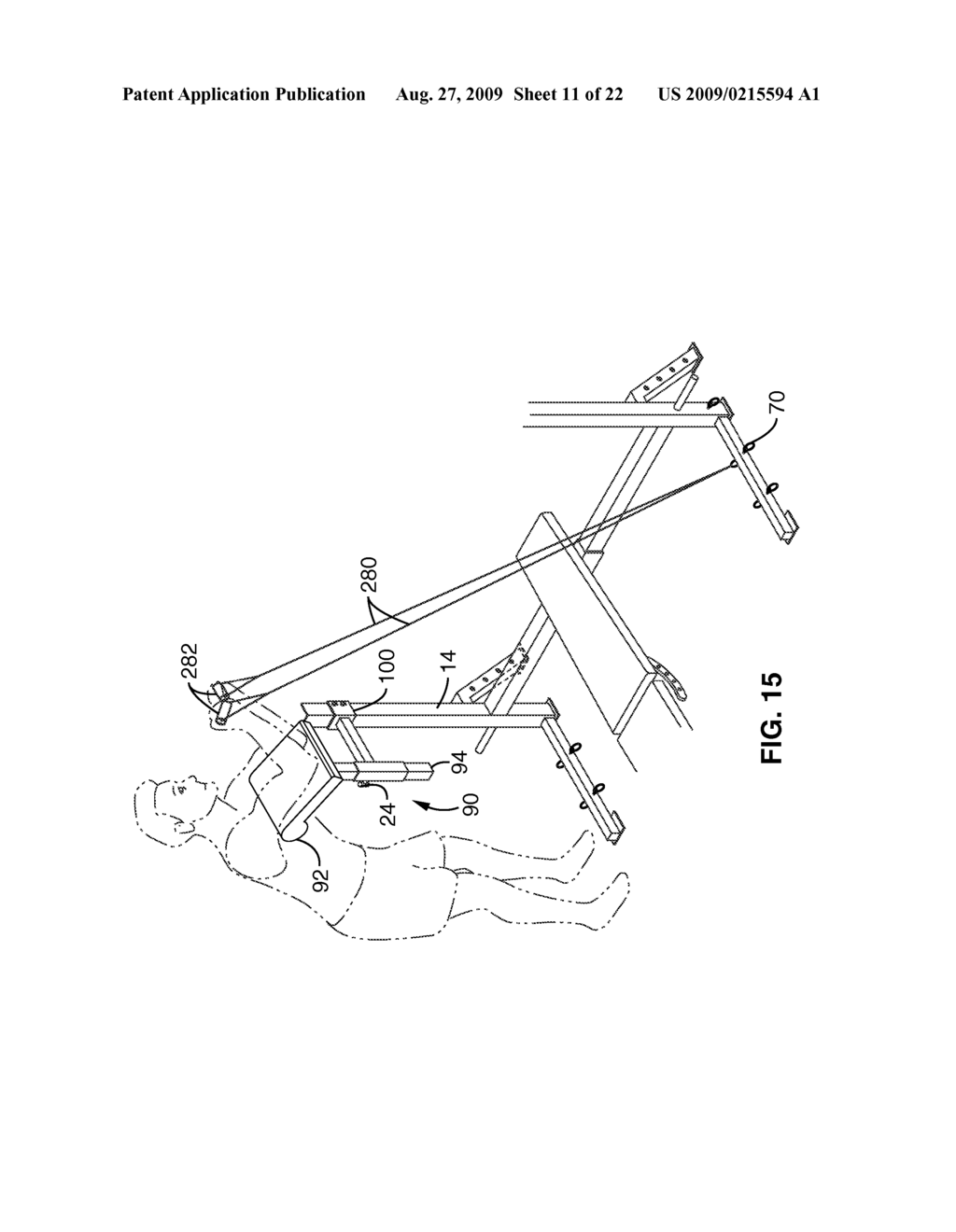 EXERCISE SYSTEM UTILIZING ELASTIC BANDS - diagram, schematic, and image 12