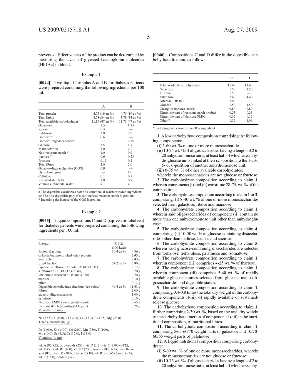 CARBOHYDRATE COMPOSITION FOR FLAT GLUCOSE RESPONSE - diagram, schematic, and image 06