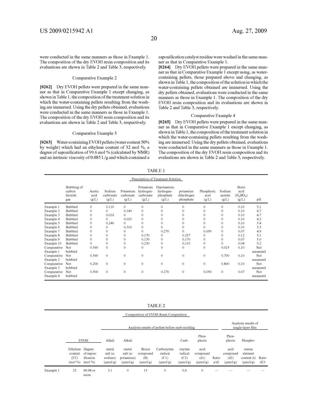 MELT-MOLDED ARTICLE CONTAINING AN ETHYLENE-VINYL ALCOHOL COPOLYMER RESIN COMPOSITION OF LOW CARBOXYLIC ACID CONTENT - diagram, schematic, and image 22