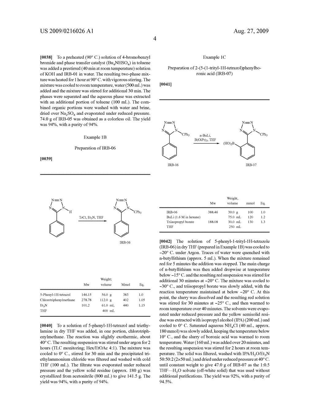 Novel synthesis of irbesartan - diagram, schematic, and image 05