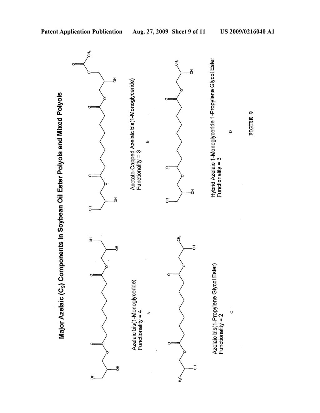 Methods For Production Of Polyols From Oils And Their Use In the Production of Polyesters and Polyurethanes - diagram, schematic, and image 10