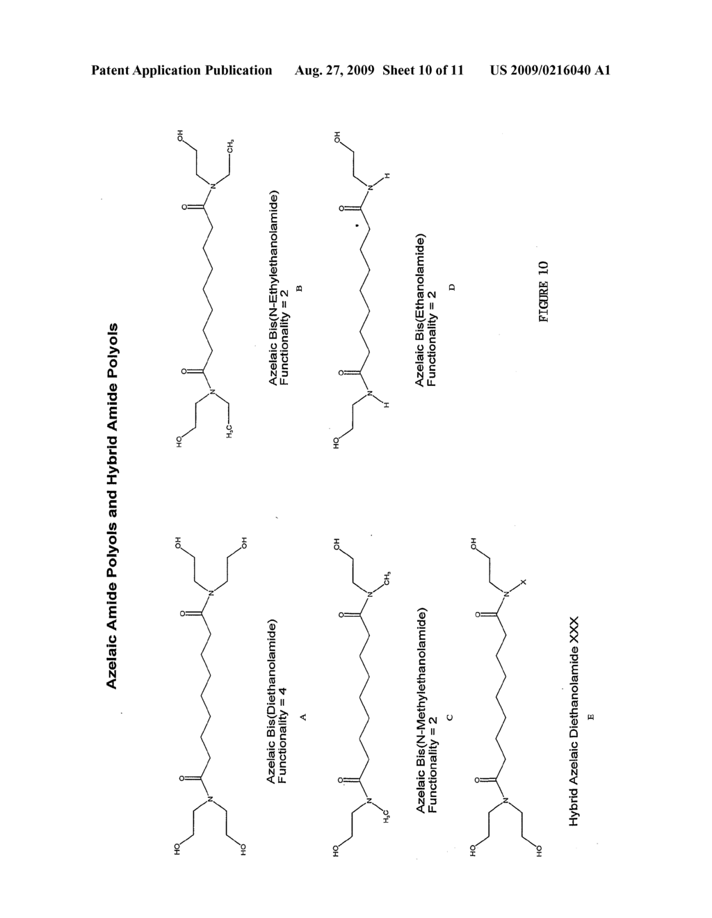 Methods For Production Of Polyols From Oils And Their Use In the Production of Polyesters and Polyurethanes - diagram, schematic, and image 11