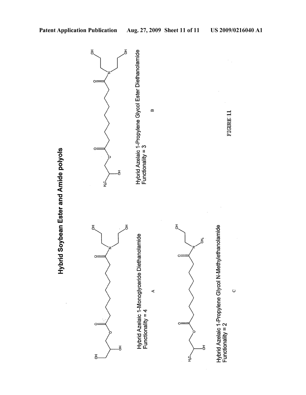 Methods For Production Of Polyols From Oils And Their Use In the Production of Polyesters and Polyurethanes - diagram, schematic, and image 12