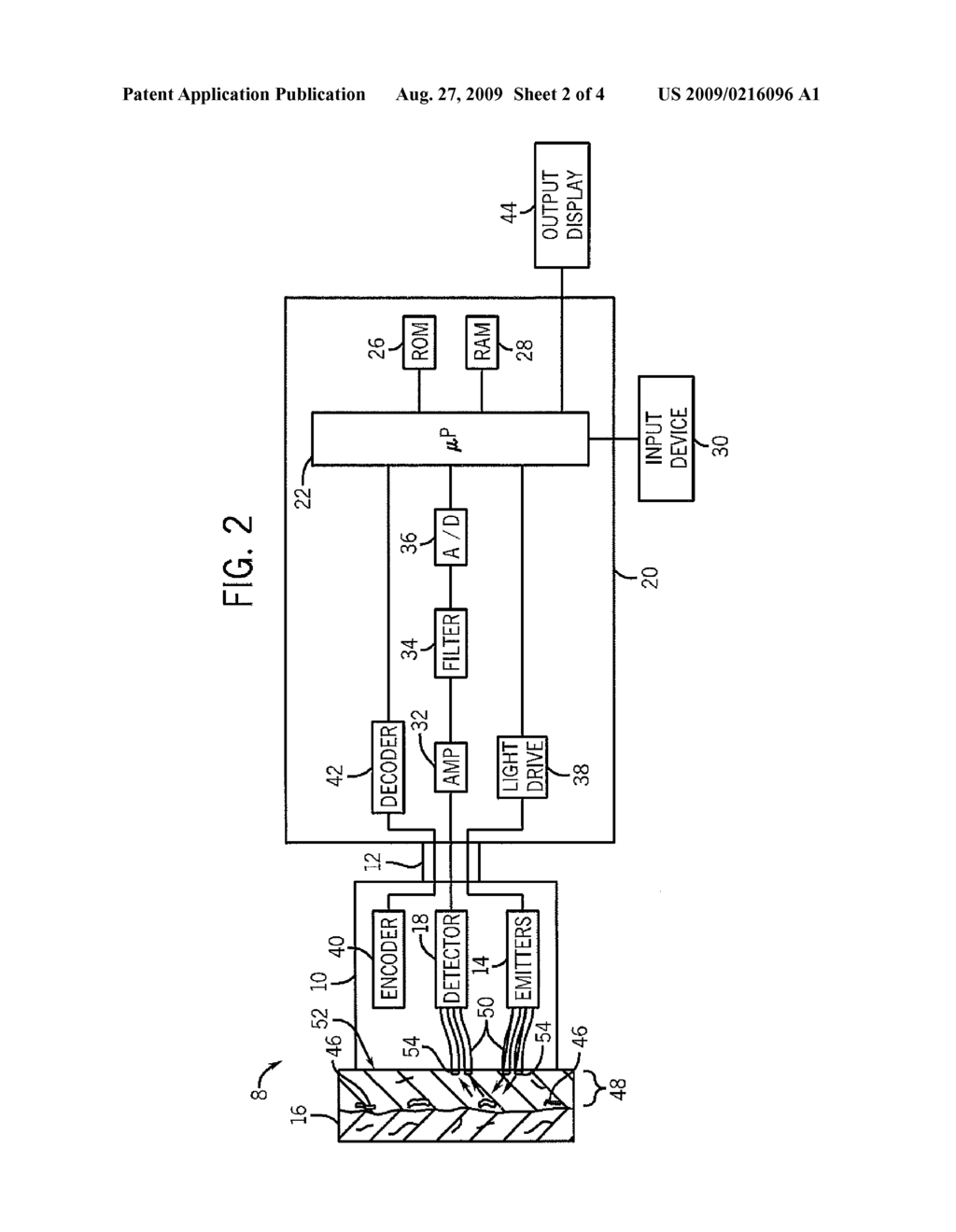 METHOD AND APPARATUS TO DETERMINE SKIN STEROL LEVELS - diagram, schematic, and image 03