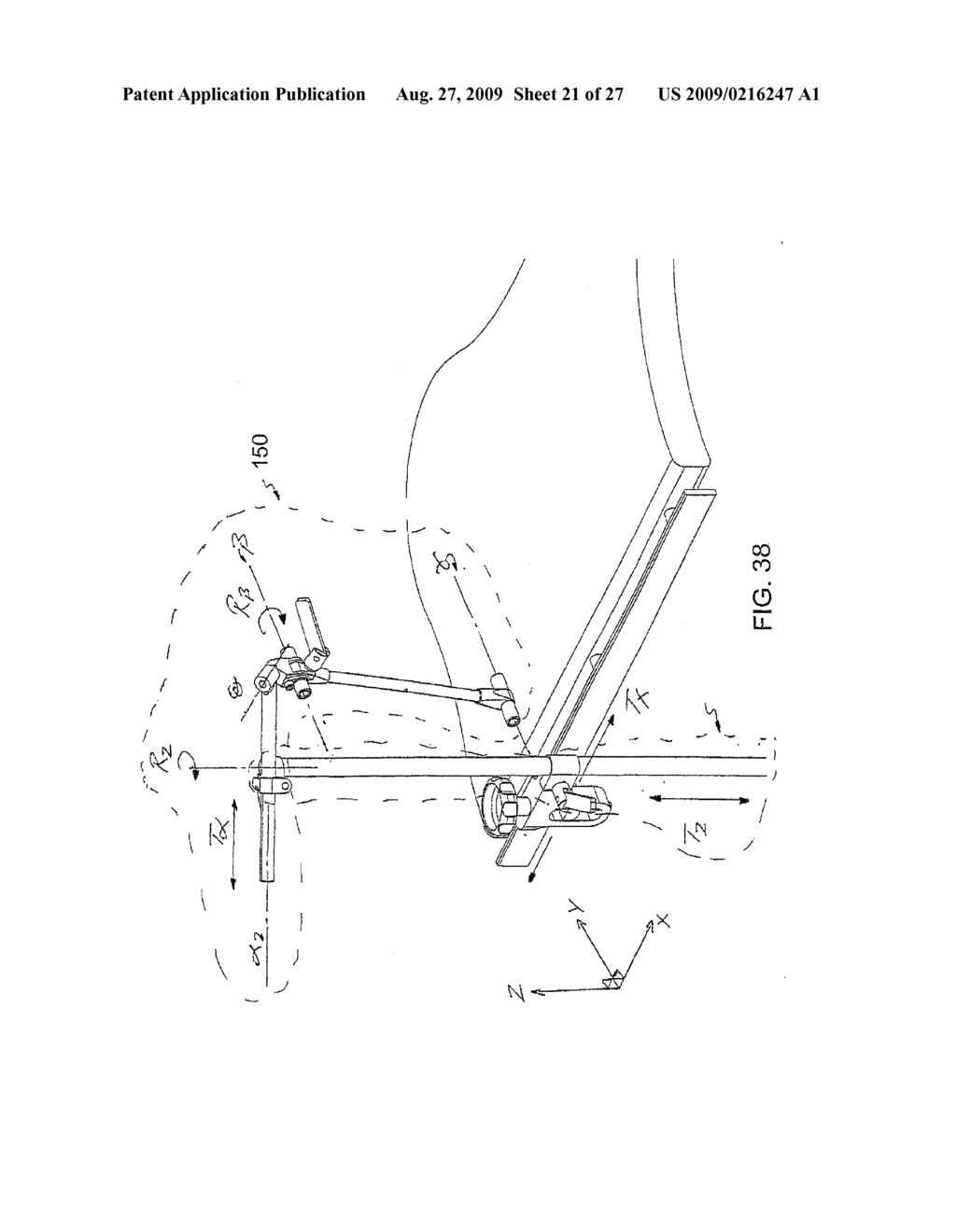 Sighting instrument for determining the mechanical axis of the femur - diagram, schematic, and image 22