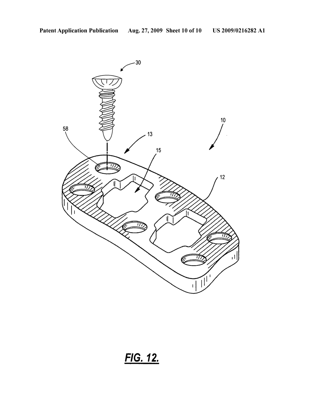 SYSTEMS AND METHODS FOR RETAINING A PLATE TO A SUBSTRATE WITH AN ASYNCHRONOUS THREAD FORM - diagram, schematic, and image 11