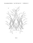 Stent for the positioning and anchoring of a valvular prosthesis diagram and image