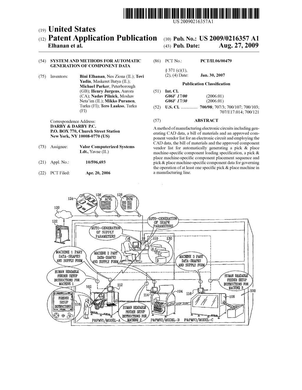 SYSTEM AND METHODS FOR AUTOMATIC GENERATION OF COMPONENT DATA - diagram, schematic, and image 01