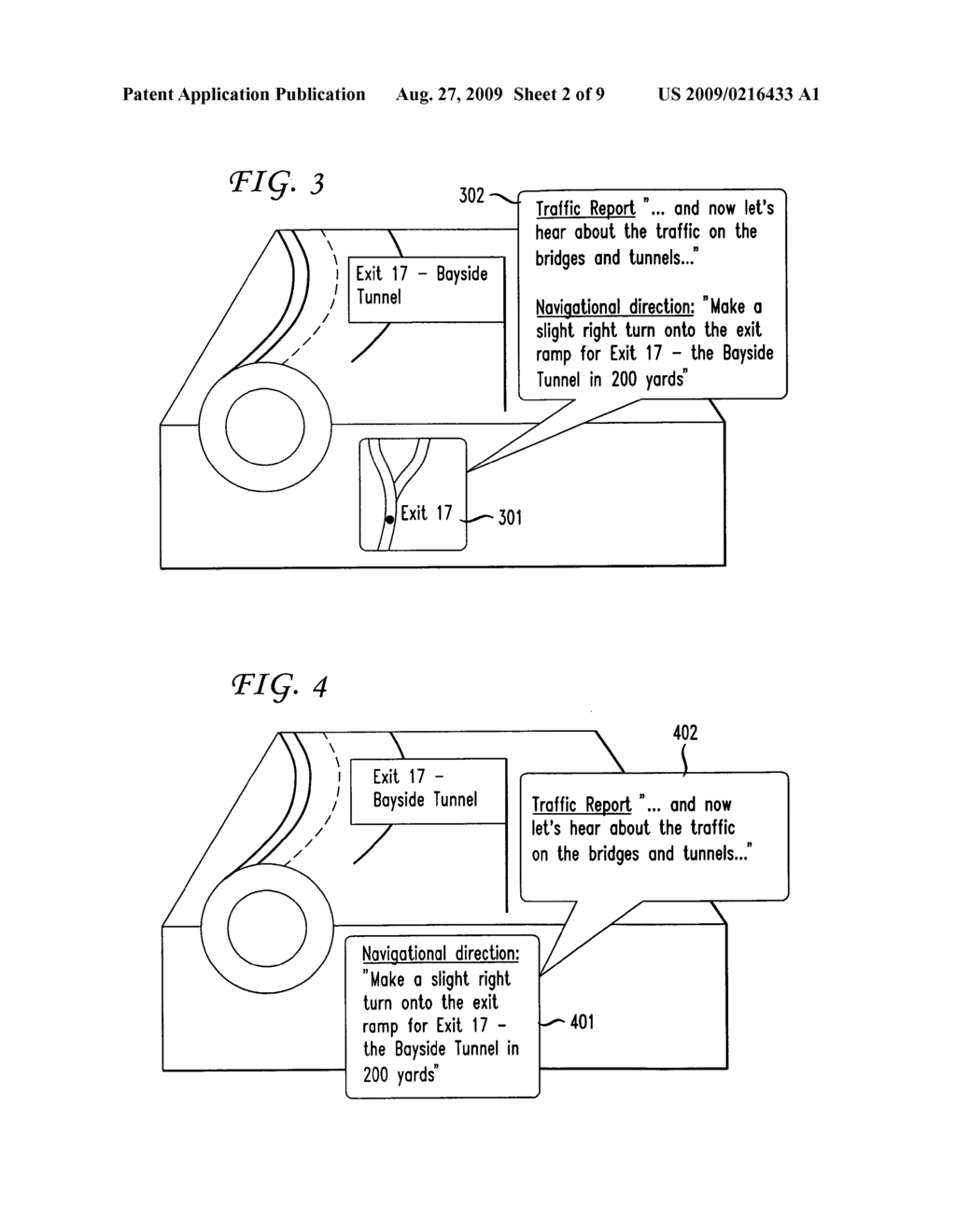 Method and system for managing delivery of content in a navigational environment - diagram, schematic, and image 03