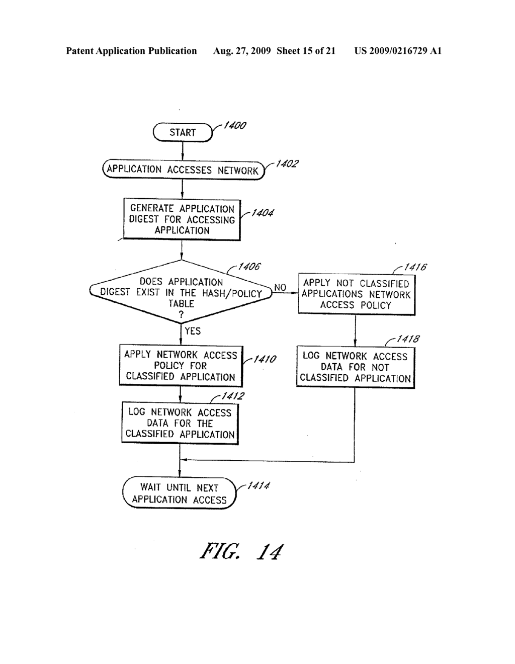 SYSTEM AND METHOD OF MONITORING AND CONTROLLING APPLICATION FILES - diagram, schematic, and image 16