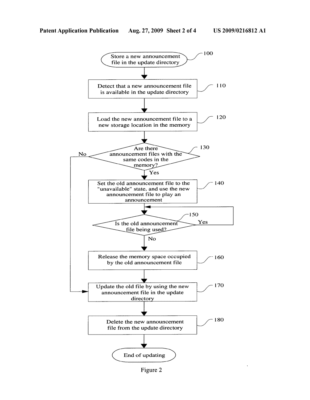 METHOD AND SYSTEM FOR UPDATING ANNOUNCEMENT AND PLAYING APPARATUS FOR PLAYING ANNOUNCEMENT - diagram, schematic, and image 03