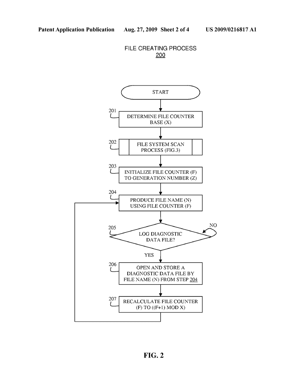 SYSTEM AND METHOD FOR UTILIZING GENERATIONAL FILE NAMES FOR DIAGNOSTIC DATA FILES - diagram, schematic, and image 03