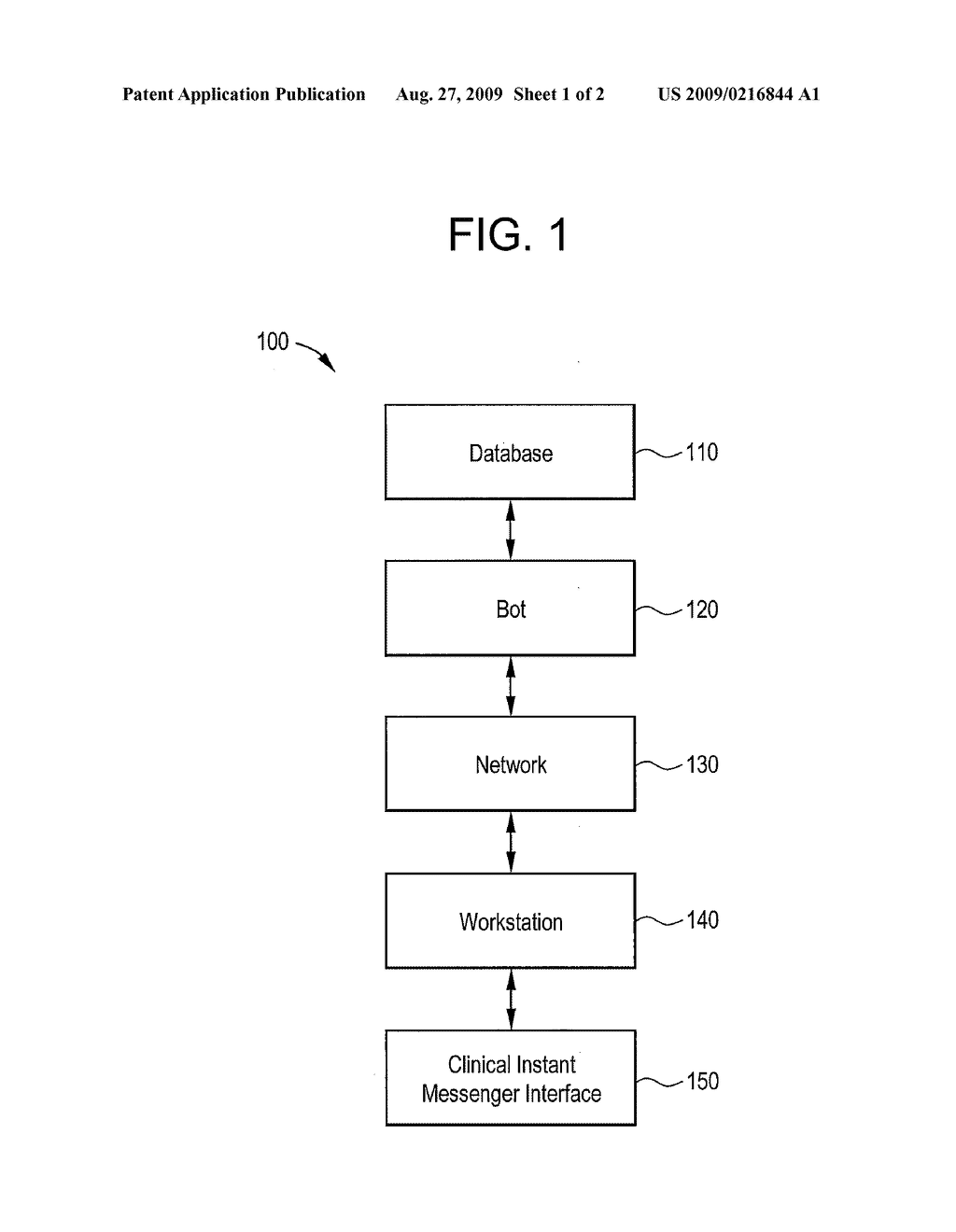 Systems And Methods For Instant Communication In A Clinical Setting - diagram, schematic, and image 02