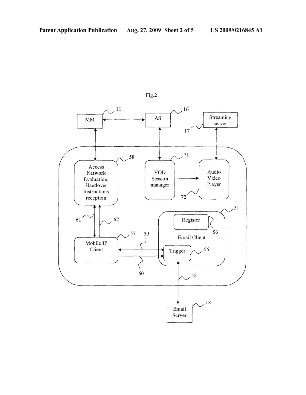 METHOD AND SYSTEM FOR E-MAIL SERVICE IN COMMUNICATION NETWORKS - diagram, schematic, and image 03