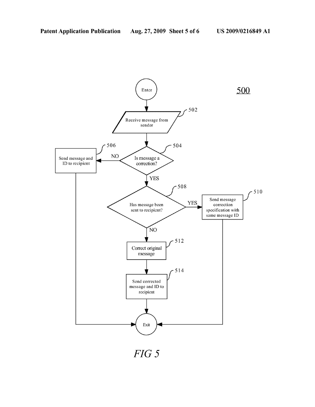 METHOD FOR USER-SPECIFIED ERROR CORRECTION IN AN INSTANT MESSAGING SYSTEM - diagram, schematic, and image 06