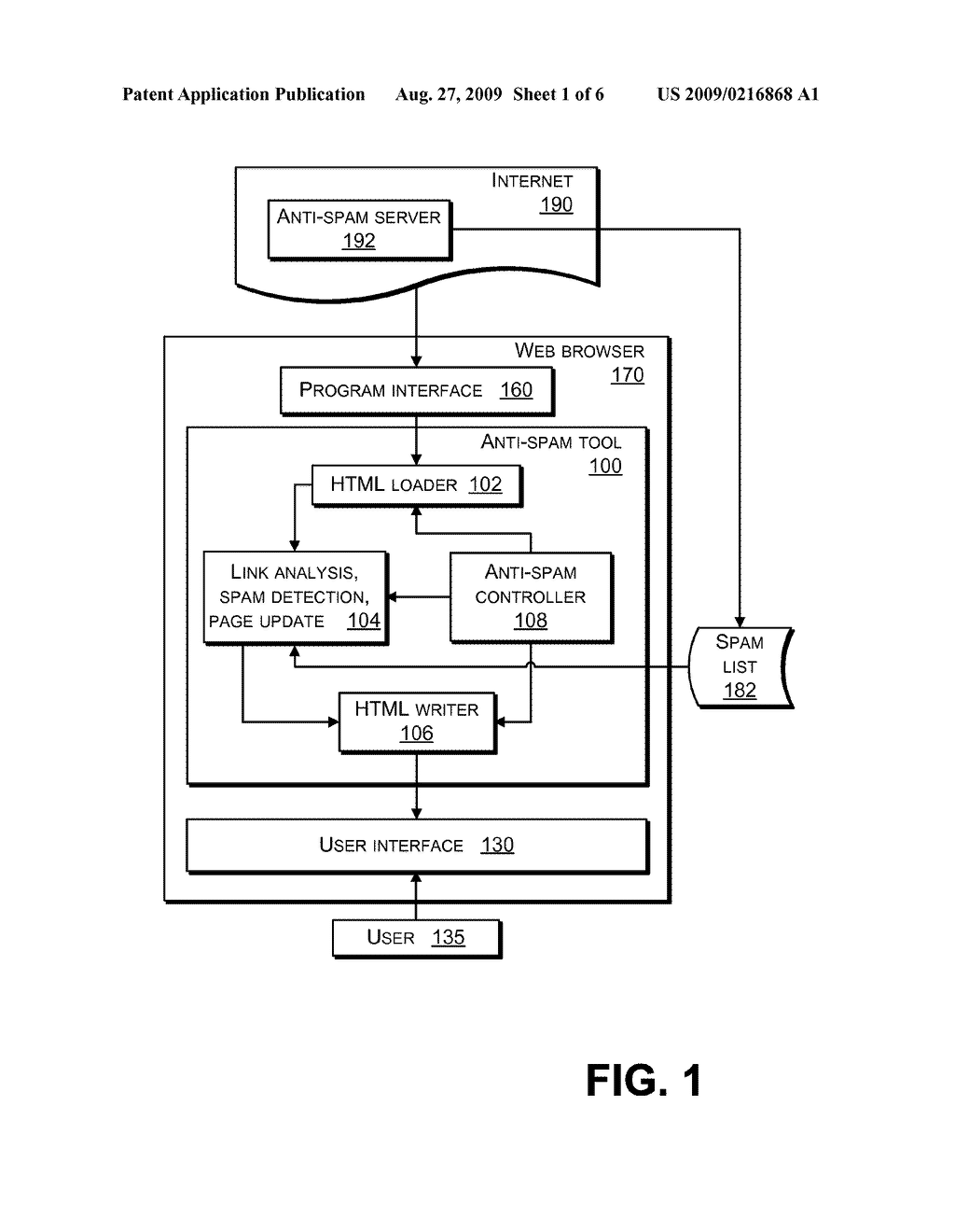 ANTI-SPAM TOOL FOR BROWSER - diagram, schematic, and image 02