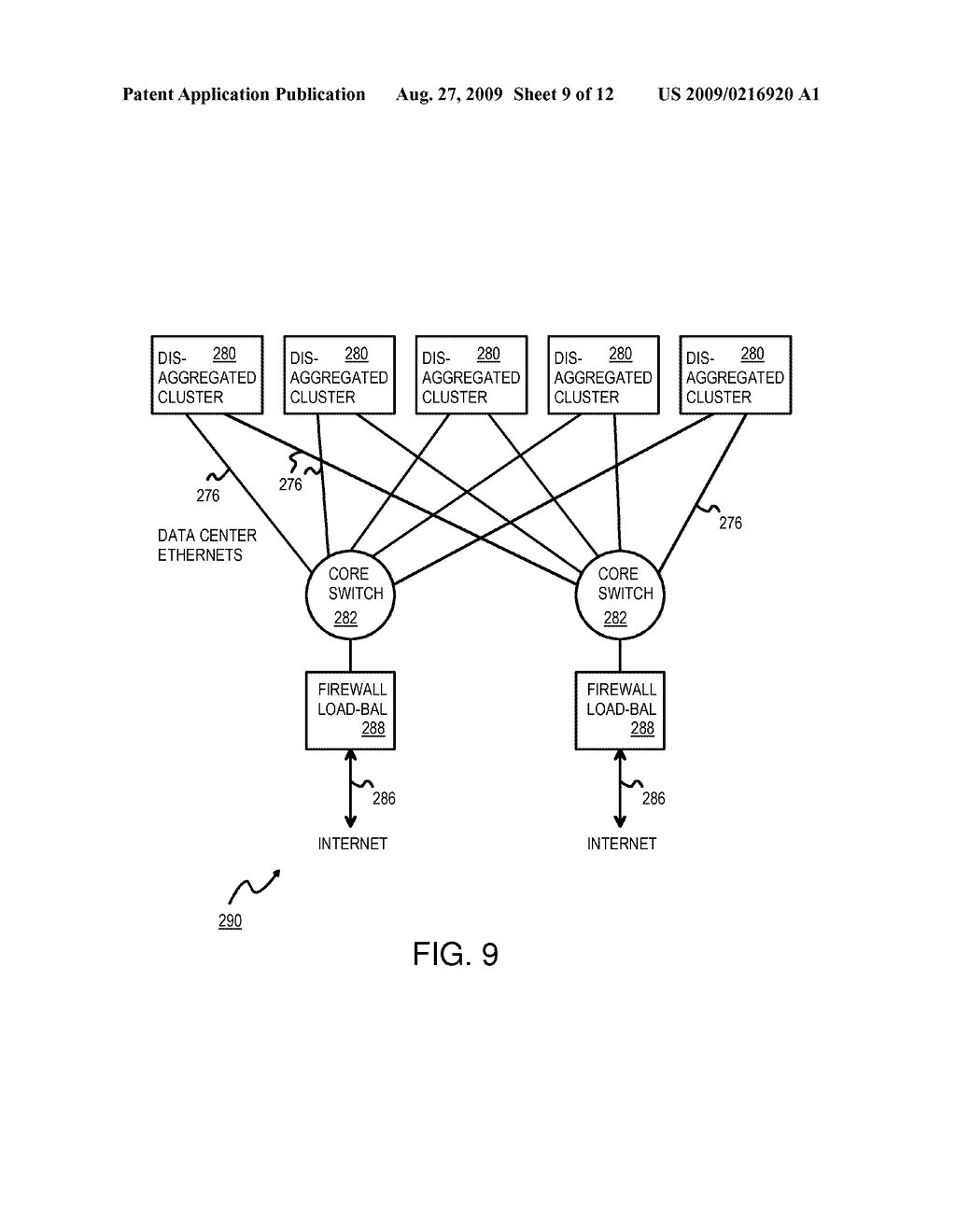 Dis-Aggregated and Distributed Data-Center Architecture Using a Direct Interconnect Fabric - diagram, schematic, and image 10