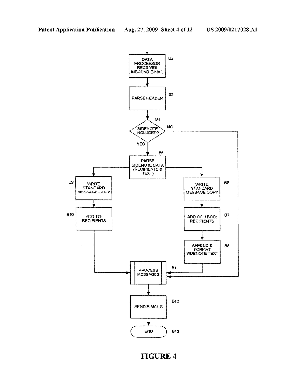 METHOD OF ADDING A POSTSCRIPT MESSAGE TO AN EMAIL - diagram, schematic, and image 05