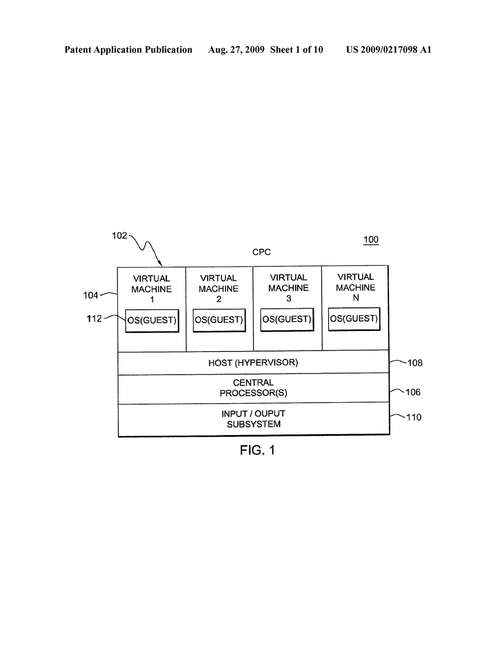 MANAGING USE OF STORAGE BY MULTIPLE PAGEABLE GUESTS OF A COMPUTING ENVIRONMENT - diagram, schematic, and image 02