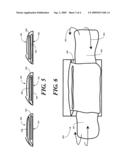 Garment Configured for Selective Accommodation of Heating or Cooling Packs diagram and image