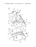 Adjustable trowel assembly with slide lock diagram and image