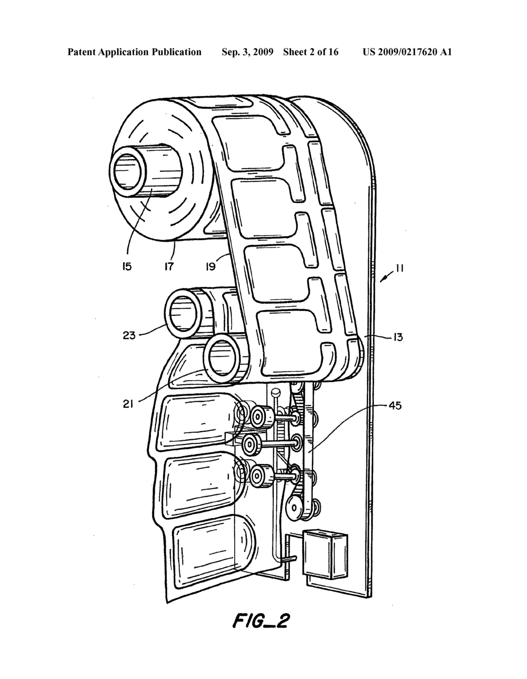 Apparatus For Inflating And Sealing Pillows In Packaging Cushions - diagram, schematic, and image 03