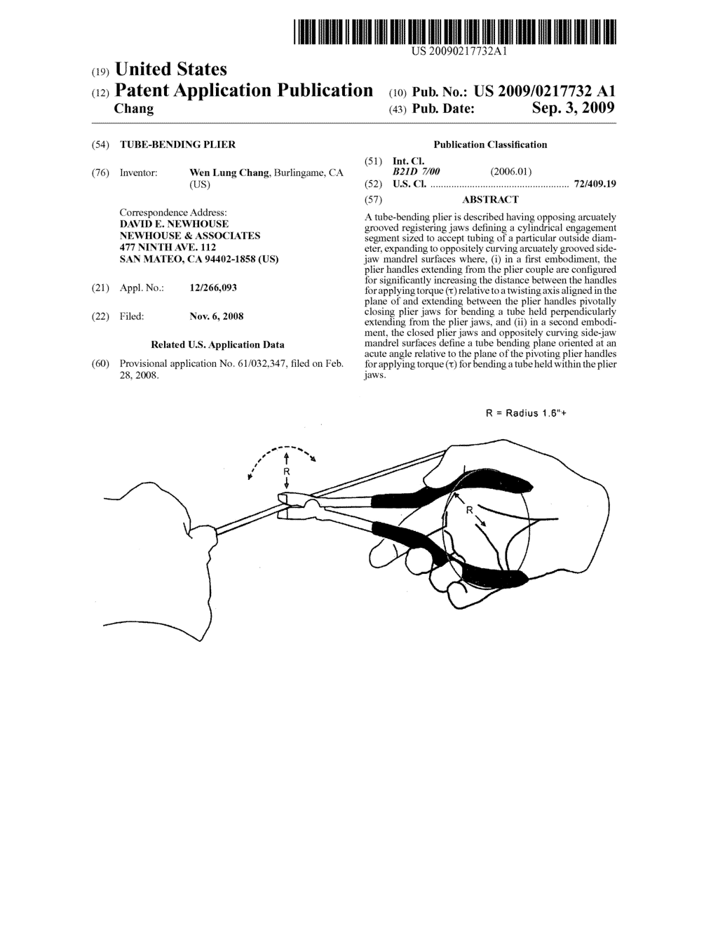 TUBE-BENDING PLIER - diagram, schematic, and image 01