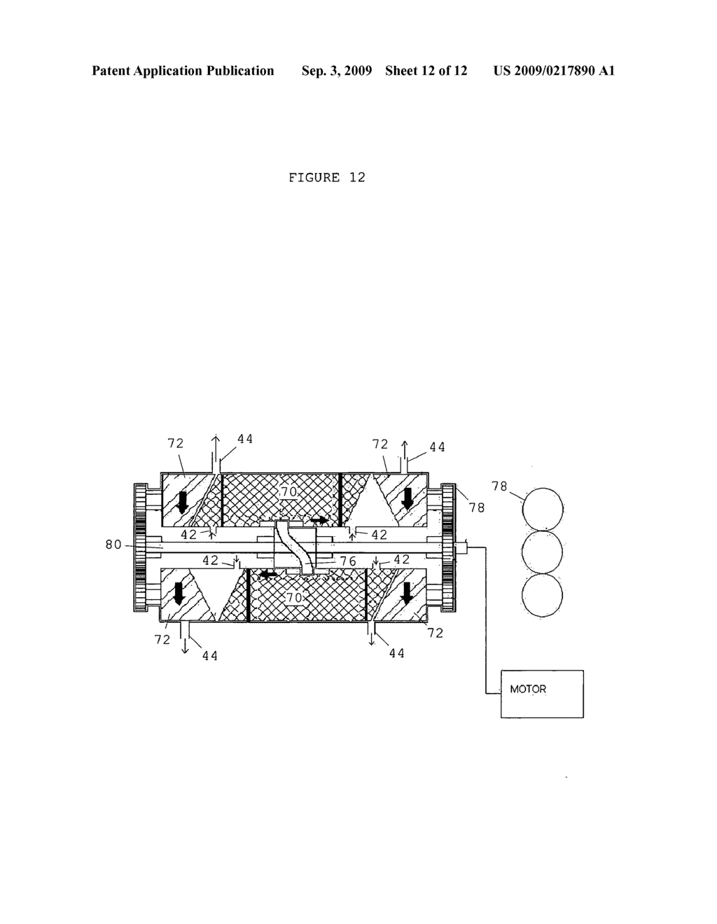 Bendah rotary cycle internal combustion engine and air compressor - diagram, schematic, and image 13