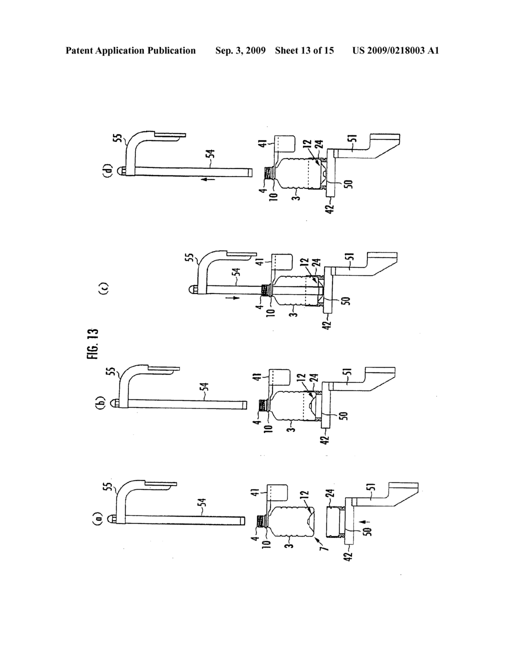 Method and Device for Manufacturing Content-Filled Bottle - diagram, schematic, and image 14