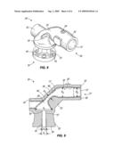 DOUBLE THROAT PULSATION DAMPENER FOR A COMPRESSOR diagram and image