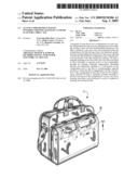 Access compartment having inwardly opening magnetic closure flap for carry case diagram and image