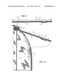 Access compartment having inwardly opening magnetic closure flap for carry case diagram and image