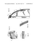 Access compartment having inwardly opening magnetic closure flap for carry case diagram and image