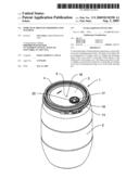 Wide-neck drum of thermoplastic material diagram and image