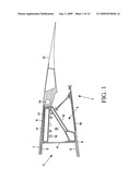 AIRCRAFT STRUCTURE WITH HINGE RIB ASSEMBLY diagram and image