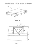 AIRCRAFT STRUCTURE WITH HINGE RIB ASSEMBLY diagram and image