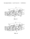 AIRCRAFT STRUCTURE WITH HINGE RIB ASSEMBLY diagram and image