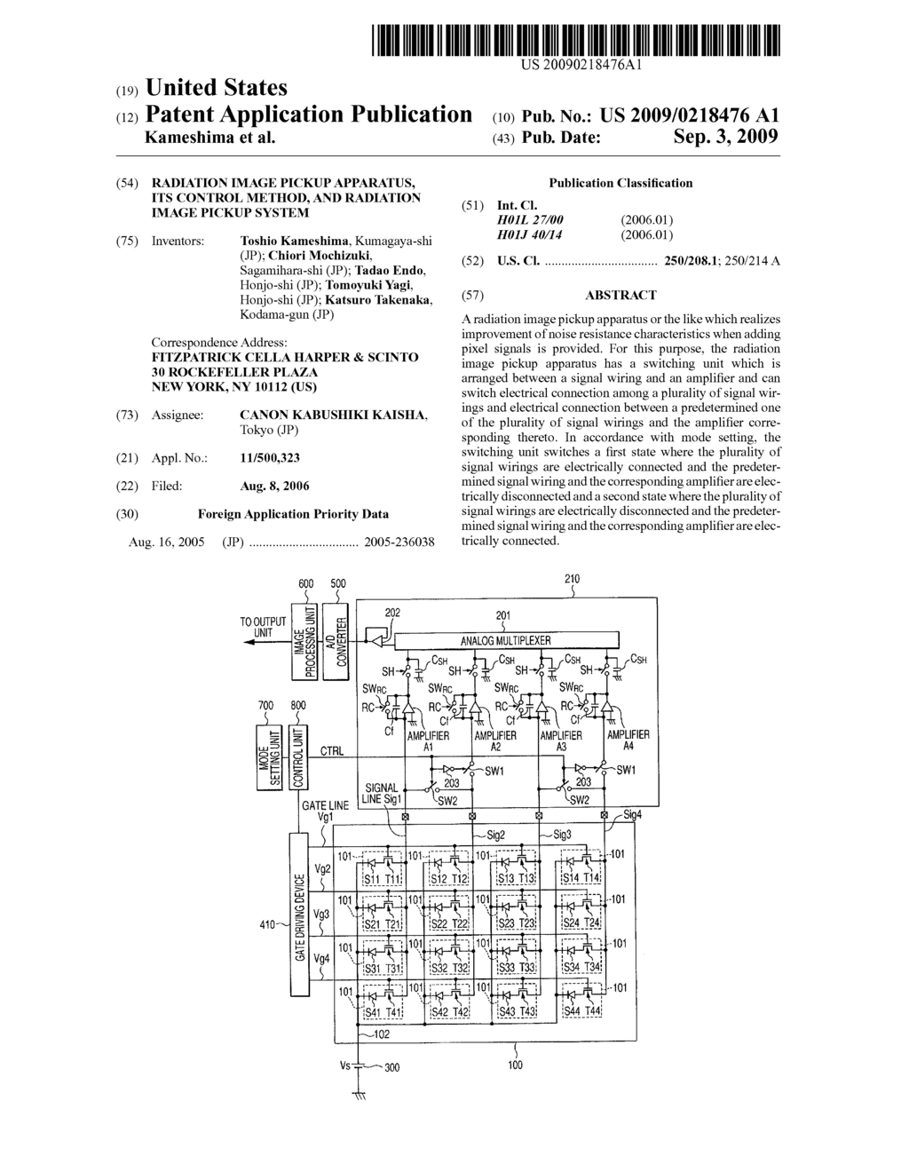 RADIATION IMAGE PICKUP APPARATUS, ITS CONTROL METHOD, AND RADIATION IMAGE PICKUP SYSTEM - diagram, schematic, and image 01