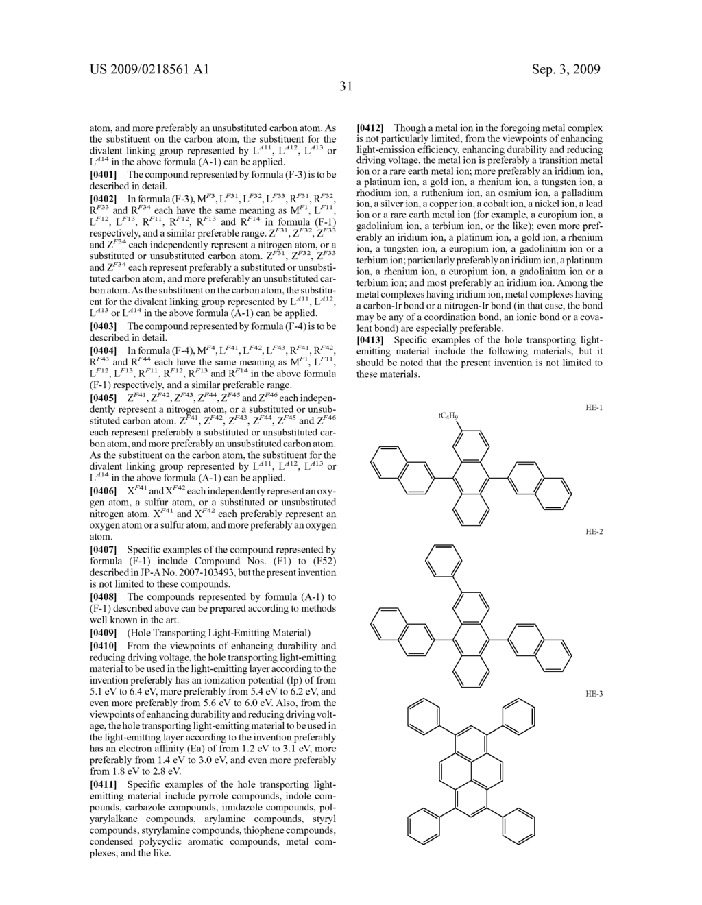 Organic electroluminescence element - diagram, schematic, and image 33