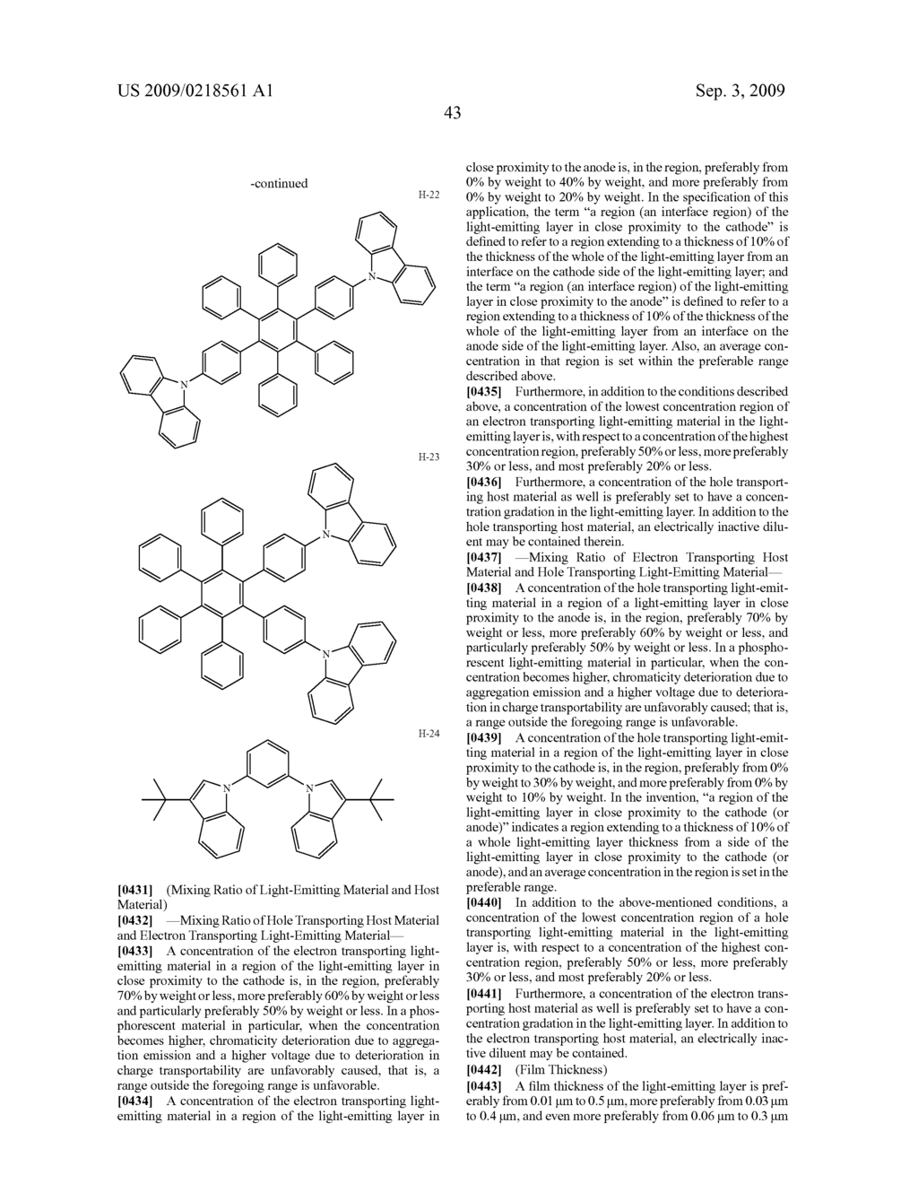 Organic electroluminescence element - diagram, schematic, and image 45