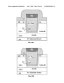 Self-aligned slotted accumulation-mode field effect transistor (AccuFET) structure and method diagram and image