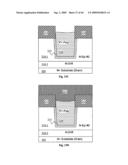 Self-aligned slotted accumulation-mode field effect transistor (AccuFET) structure and method diagram and image