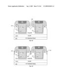 Self-aligned slotted accumulation-mode field effect transistor (AccuFET) structure and method diagram and image