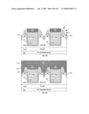 Self-aligned slotted accumulation-mode field effect transistor (AccuFET) structure and method diagram and image