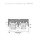 Self-aligned slotted accumulation-mode field effect transistor (AccuFET) structure and method diagram and image